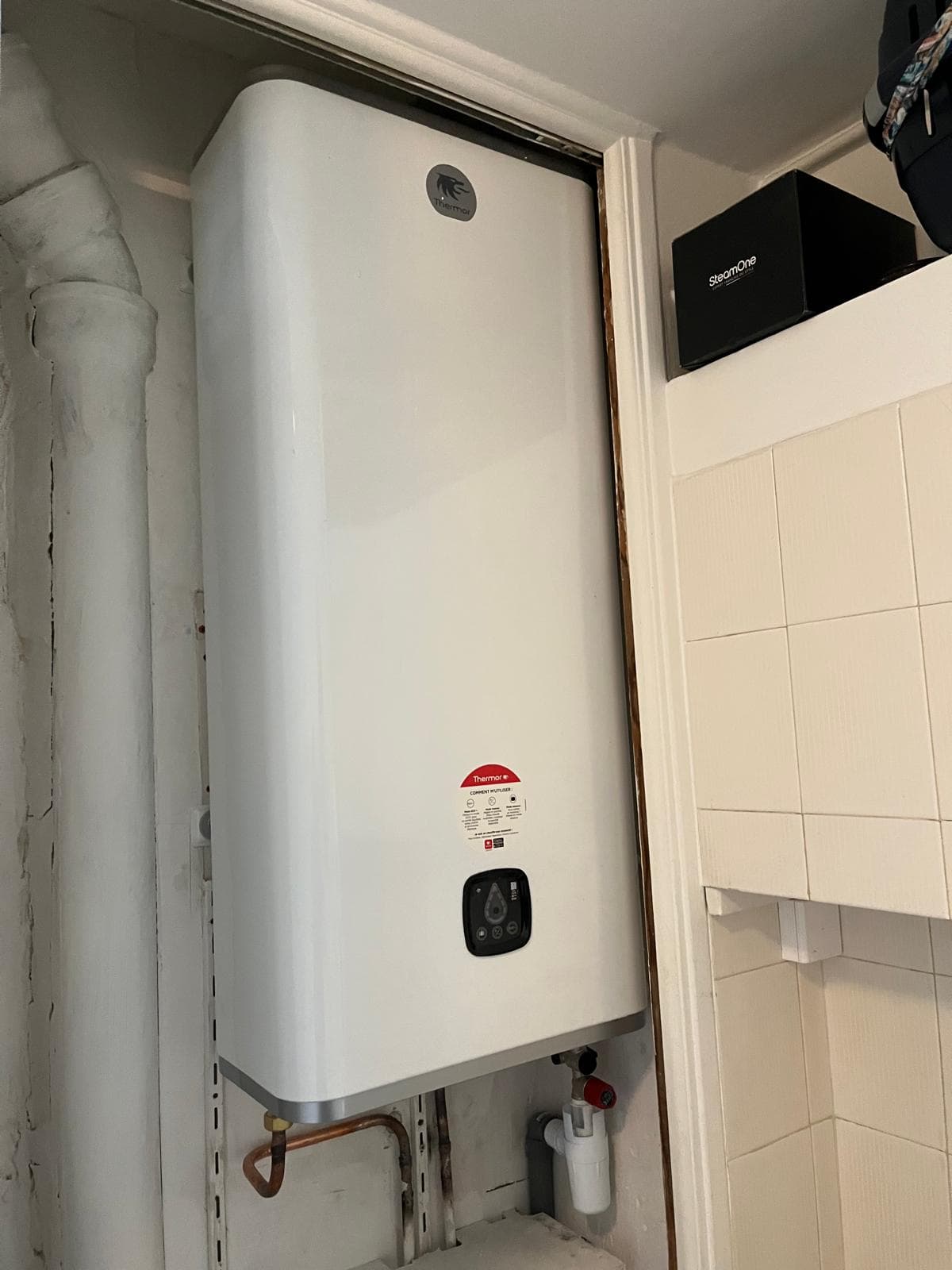 Installation d'un chauffe-eau plat Thermor à Nogent-sur-Oise